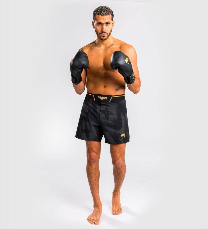 Venum MMA Shorts Razor - Schwarz/Gold - The Fight Company Deutschland