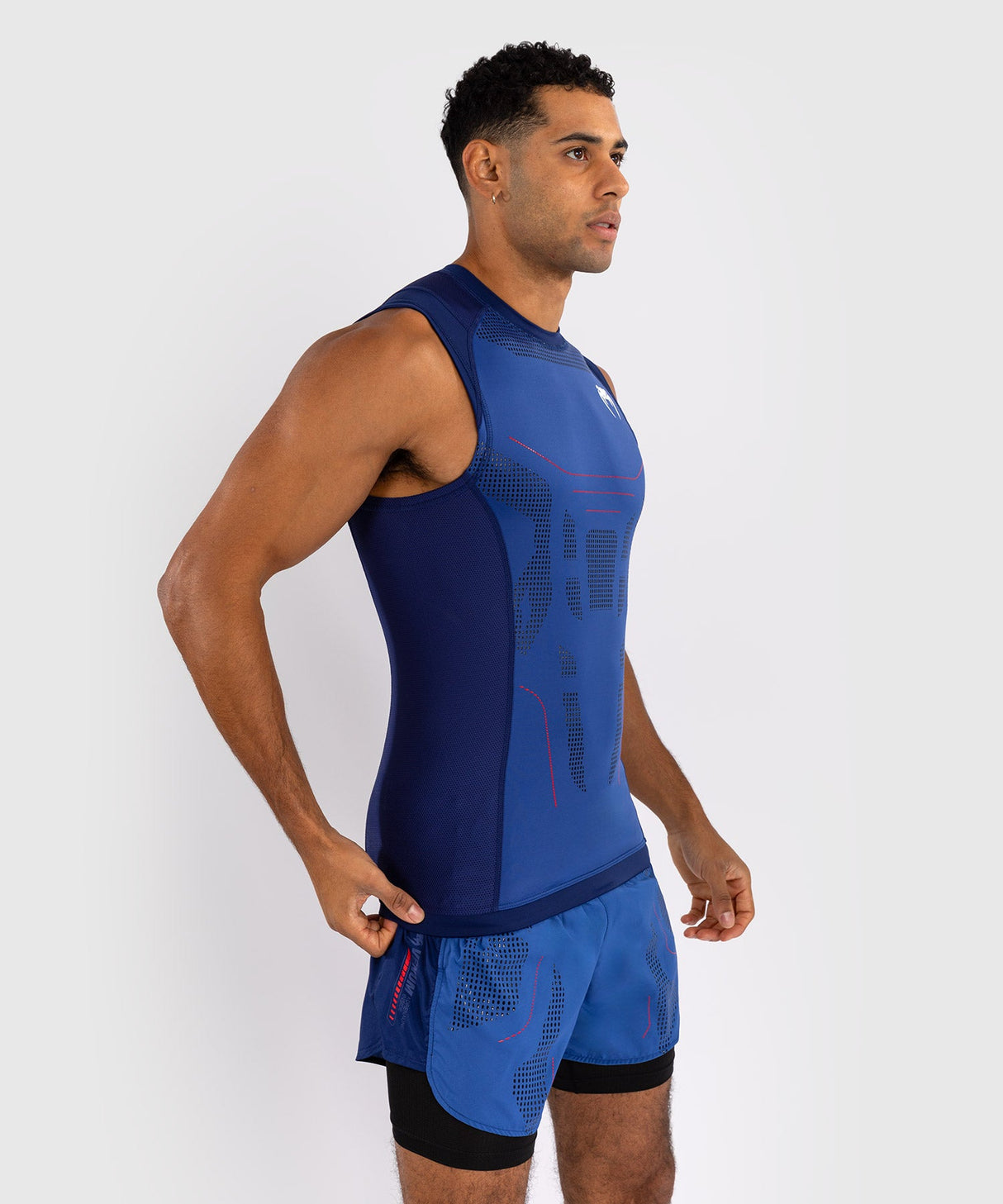 Venum Mouwloze Rashguard Technical 3.0 - Blauw