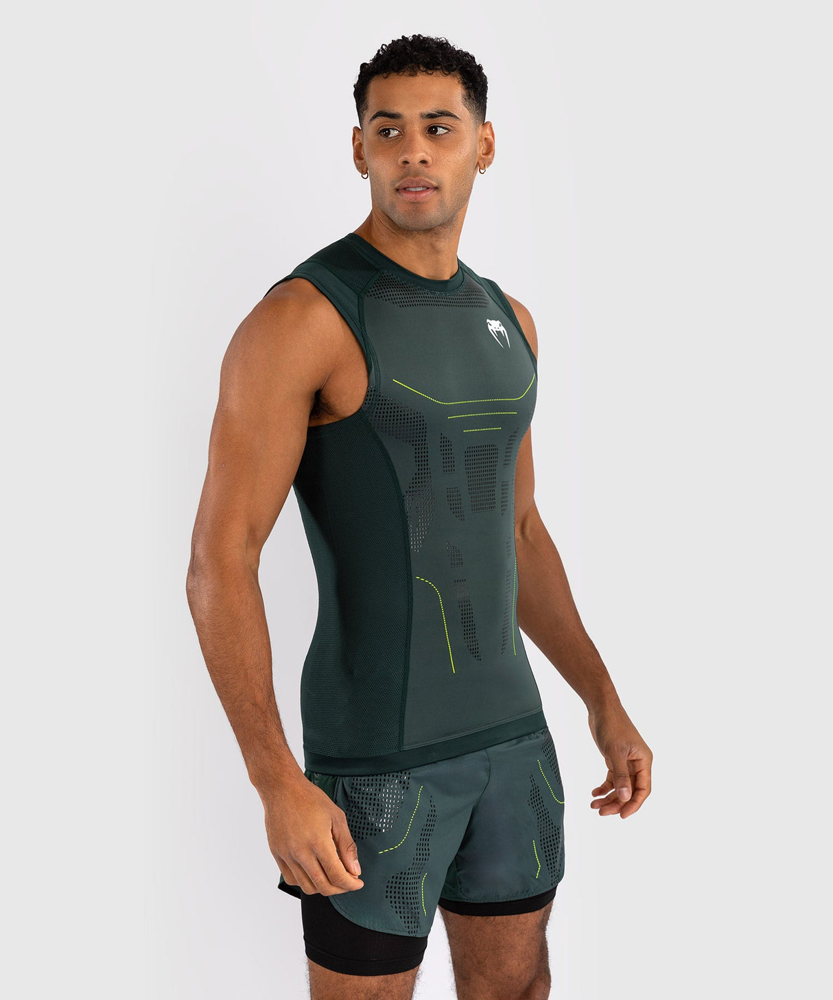 Venum Mouwloze Rashguard Technical 3.0 - Bosgroen