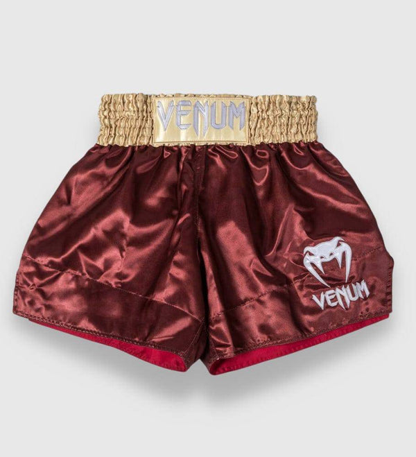 Venum Muay Thai Shorts Classic 2.0 - Rot/Gold/Weiss