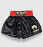 Venum Muay Thai Shorts Classic 2.0 - Schwarz/Rot/Gold - The Fight Company Deutschland