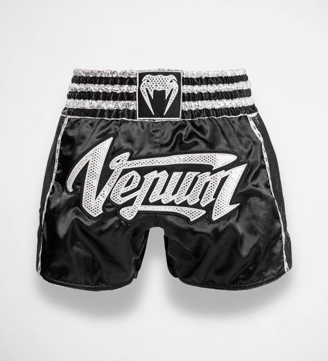 Venum Muay Thai Shorts Absolute 2.0 -Schwarz/Silber - The Fight Company Deutschland