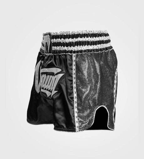 Venum Muay Thai Shorts Absolute 2.0 -Schwarz/Silber - The Fight Company Deutschland
