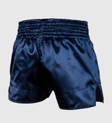 Venum Muay Thai Shorts Classic - Dunkelblau/Weiss - The Fight Company Deutschland