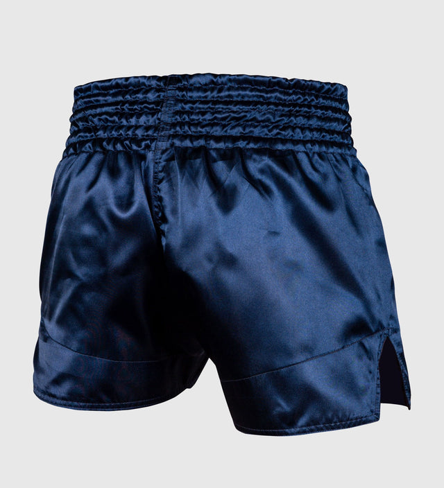 Venum Muay Thai Shorts Classic - Dunkelblau/Weiss - The Fight Company Deutschland
