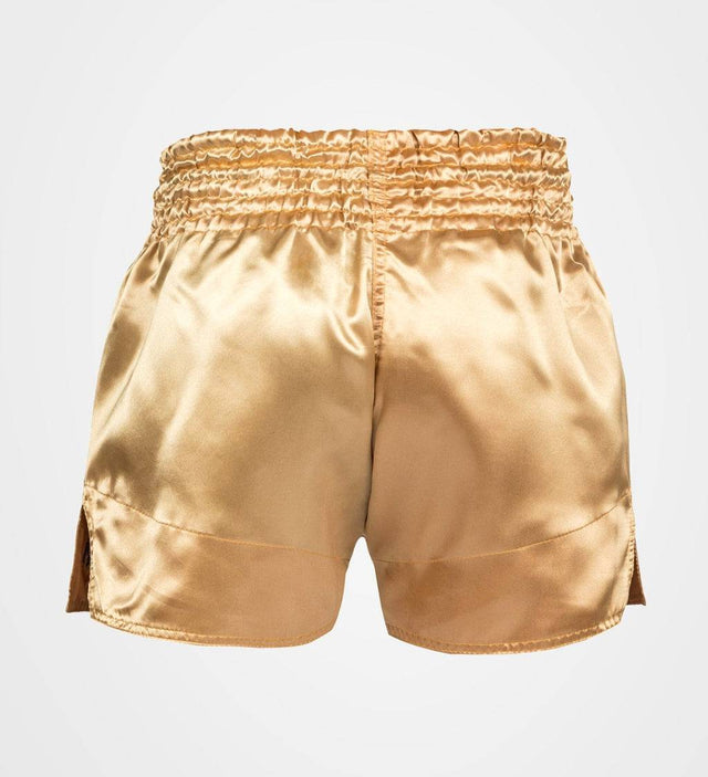 Venum Muay Thai Shorts Classic - Gold/Schwarz - The Fight Company Deutschland