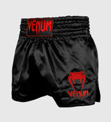 Venum Muay Thai Shorts Classic - Schwarz/Rot - The Fight Company Deutschland