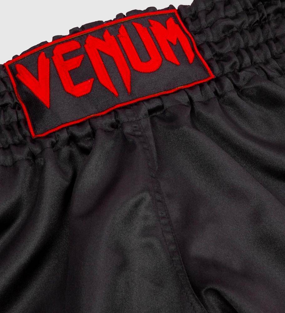 Venum Muay Thai Shorts Classic - Schwarz/Rot - The Fight Company Deutschland