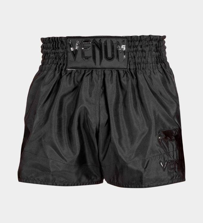 Venum Muay Thai Shorts Classic - Schwarz/Schwarz - The Fight Company Deutschland