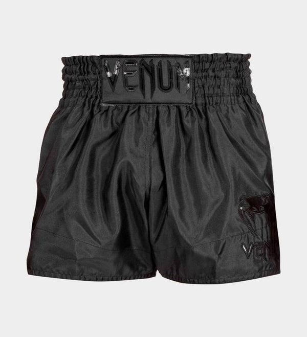 Venum Muay Thai Shorts Classic - Schwarz/Schwarz