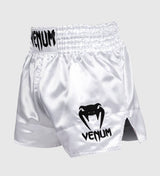 Venum Muay Thai Shorts Classic - Weiss/Schwarz - The Fight Company Deutschland