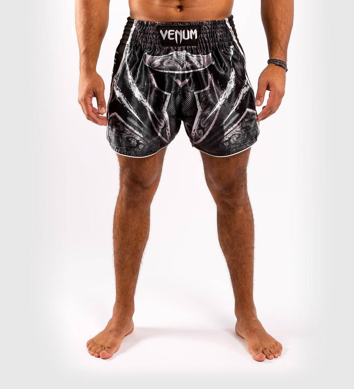 Venum Muay Thai Shorts GLDTR 4.0 - Schwarz/Grau - The Fight Company Deutschland