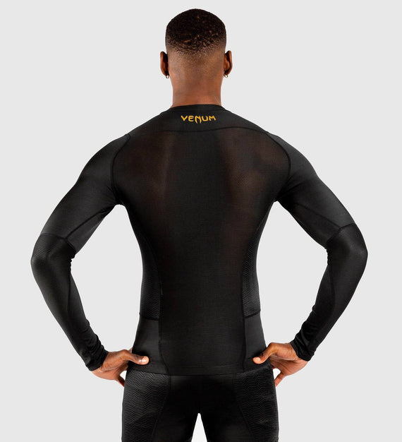 Venum Rashguard G-Fit - Schwarz/Gold - The Fight Company Deutschland