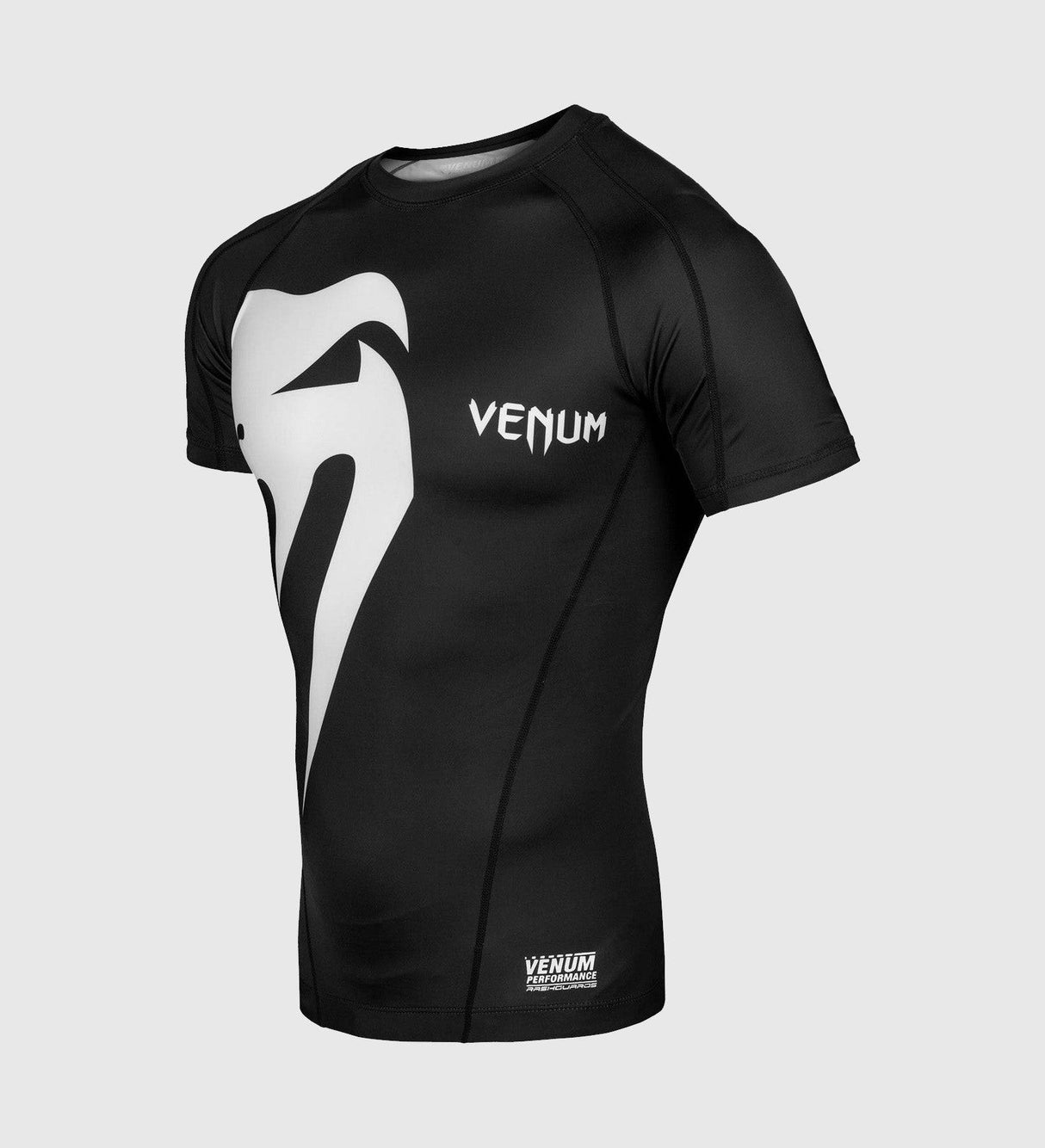Venum Rashguard Giant - Schwarz/Weiss - The Fight Company Deutschland