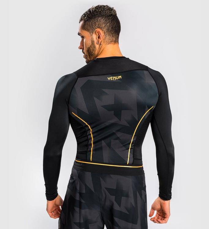 Venum Rashguard Razor - Schwarz/Gold - The Fight Company Deutschland