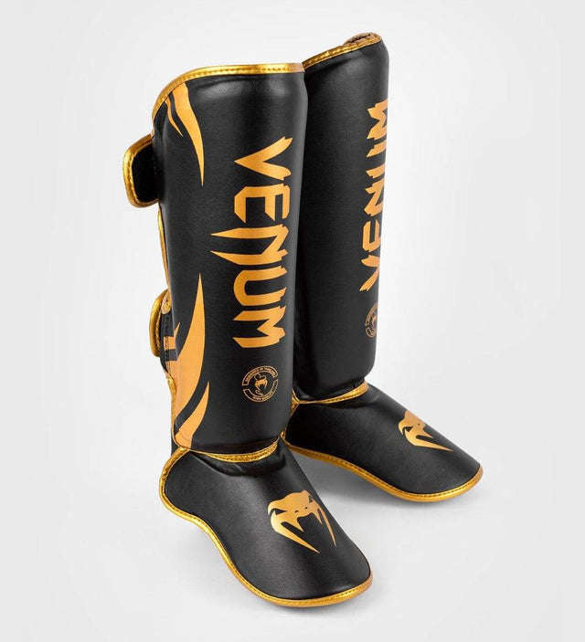 Venum Schienbeinschoner Challenger - Schwarz/Gold - The Fight Company Deutschland