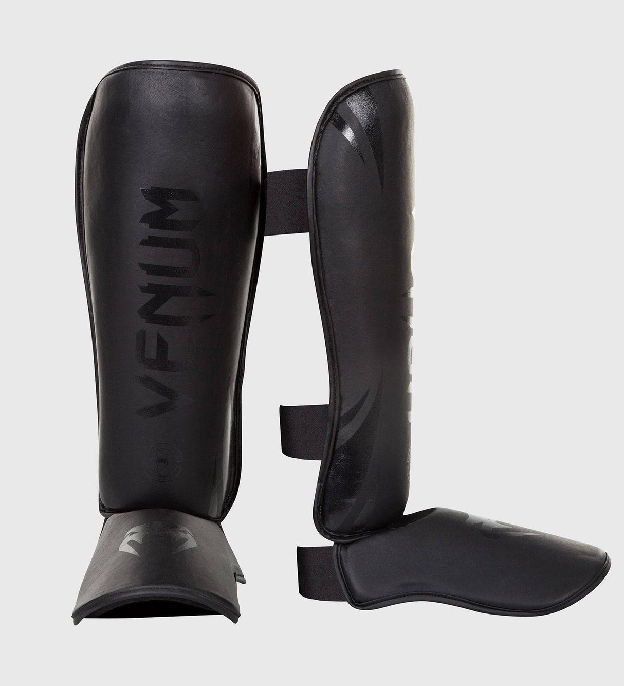 Venum Schienbeinschoner Challenger - Schwarz/Schwarz - The Fight Company Deutschland