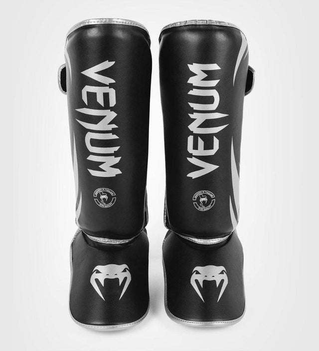 Venum Schienbeinschoner Challenger - Schwarz/Silber - The Fight Company Deutschland