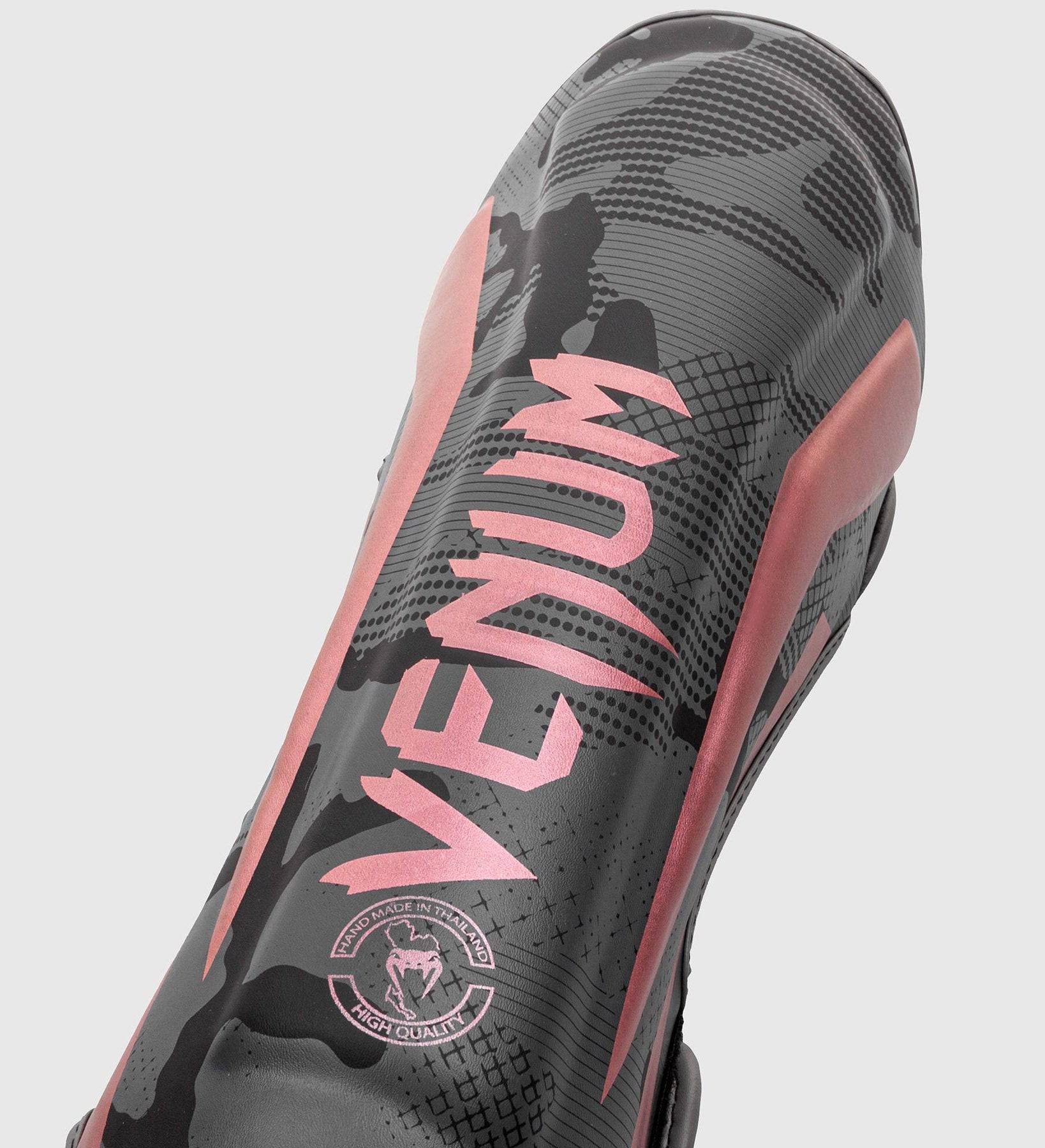 Venum Schienbeinschoner Elite - Camo Grau/Pink - The Fight Company Deutschland