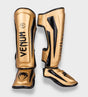Venum Schienbeinschoner Elite - Gold/Schwarz - The Fight Company Deutschland