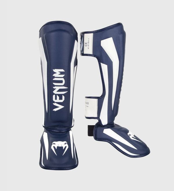 Venum Schienbeinschoner Elite - Navy Blau/Weiss
