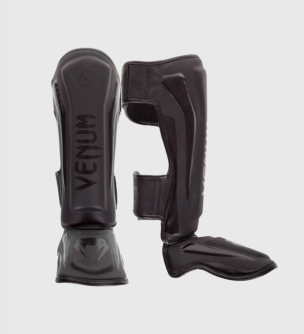 Venum Schienbeinschoner Elite - Schwarz/Schwarz