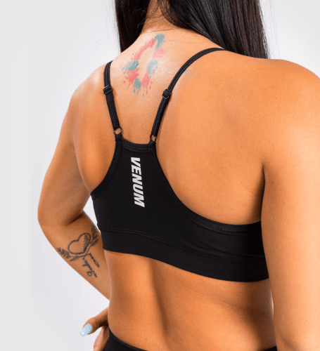 Venum Sports Bra Essential 'Low Impact' - Schwarz - The Fight Company Deutschland