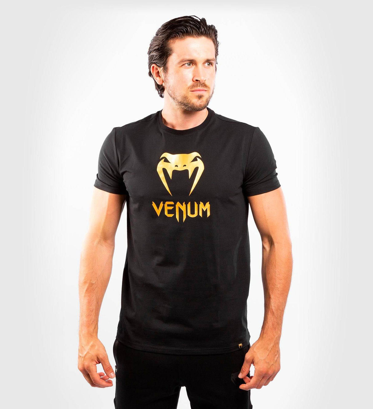 Venum T-shirt Classic - Schwarz/Gold - The Fight Company Deutschland