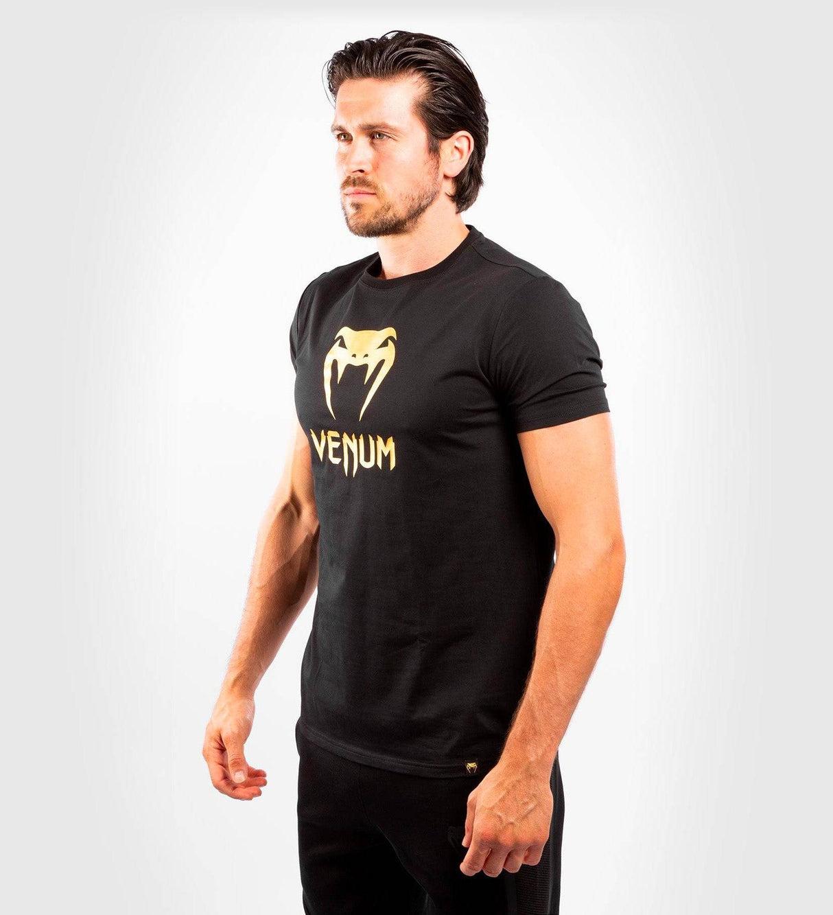Venum T-shirt Classic - Schwarz/Gold - The Fight Company Deutschland