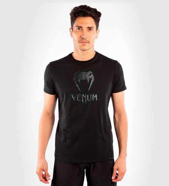 Venum T-shirt Classic - Schwarz/Schwarz - The Fight Company Deutschland