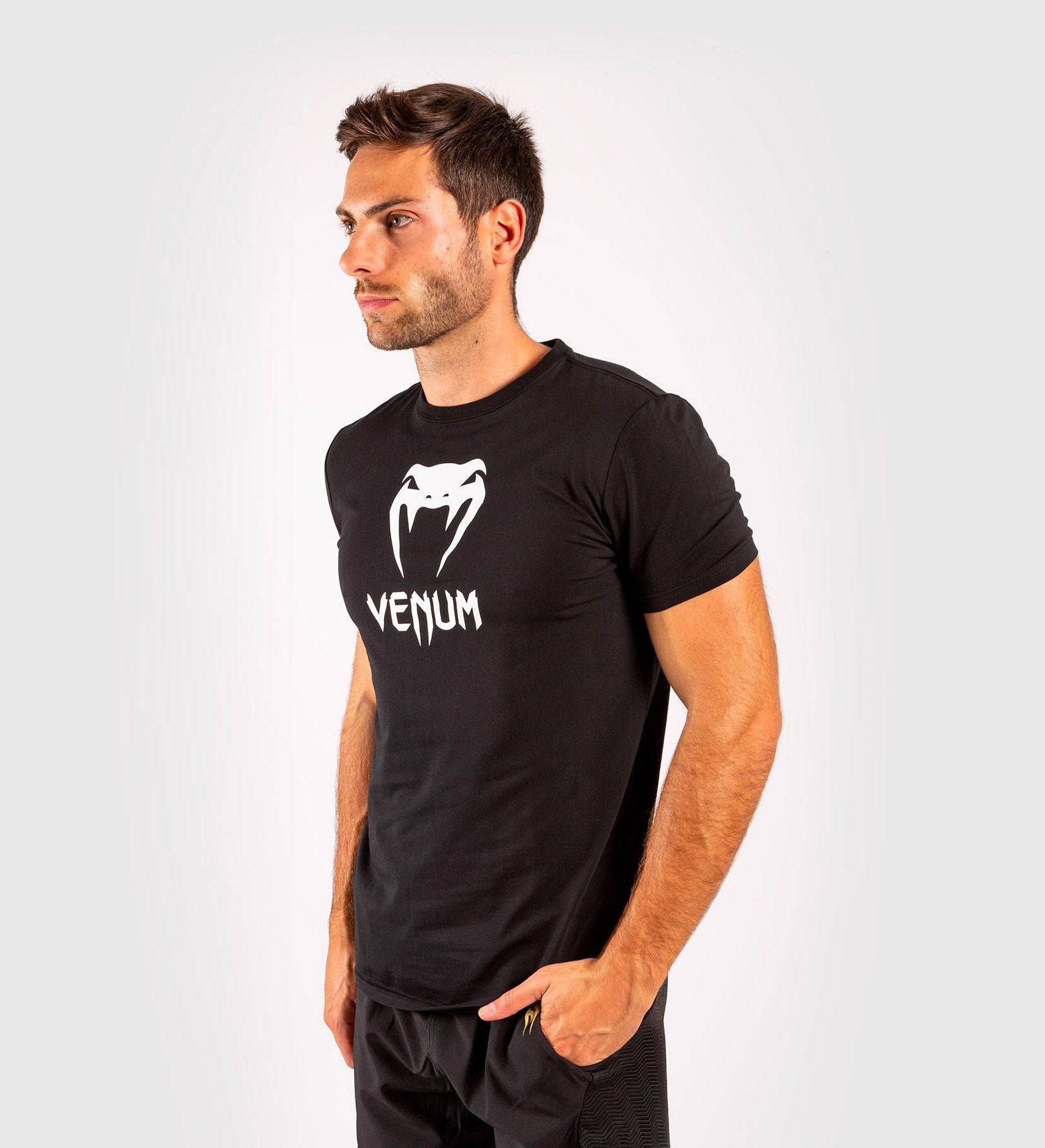 Venum T-shirt Classic - Schwarz/Weiss