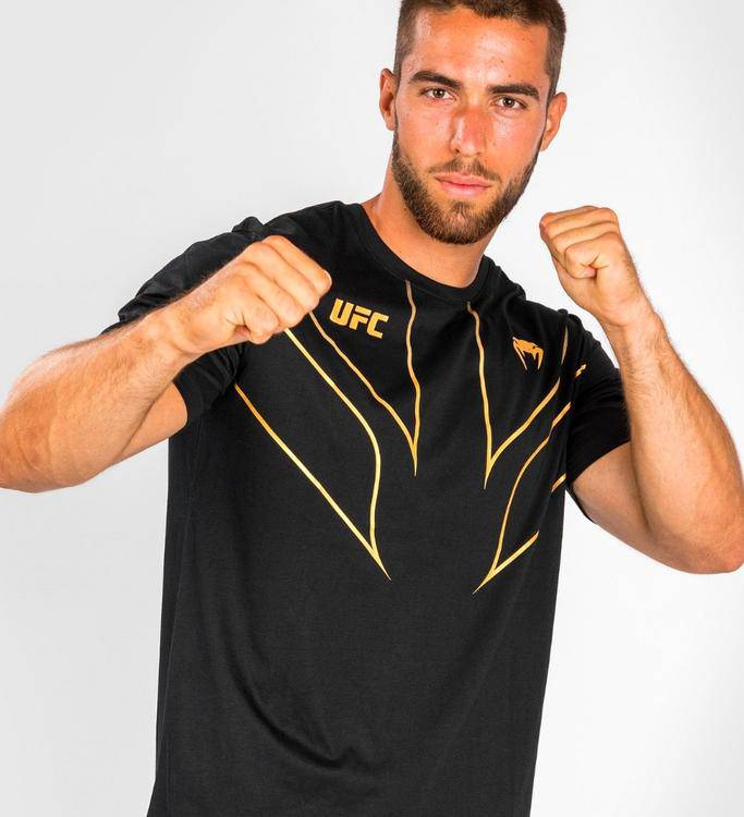 UFC Venum T-shirt Fight night 2.0 - Schwarz/Gold - The Fight Company Deutschland