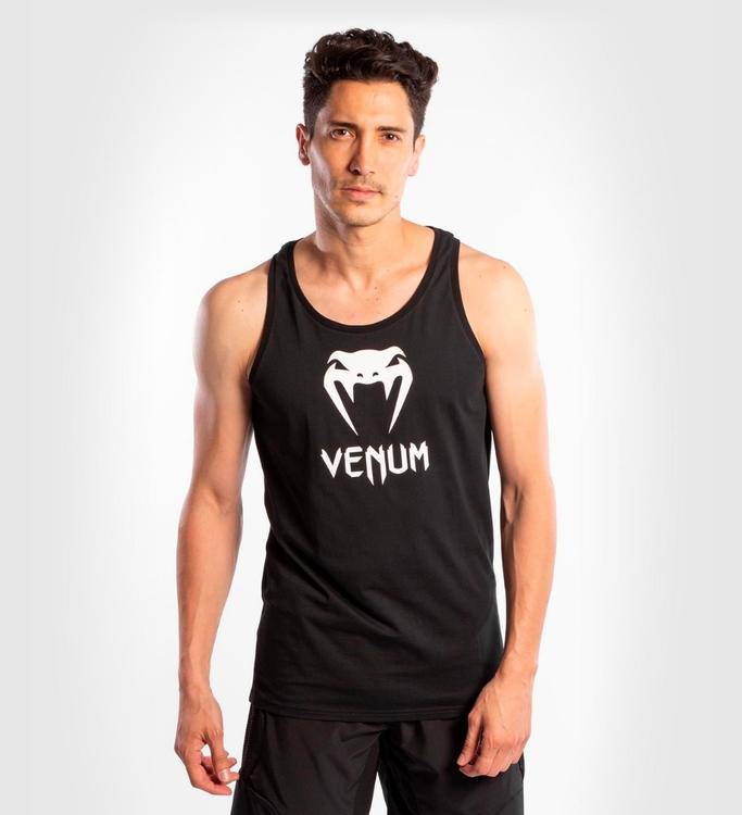 Venum Classic Tank Top - Schwarz/Weiss - The Fight Company Deutschland