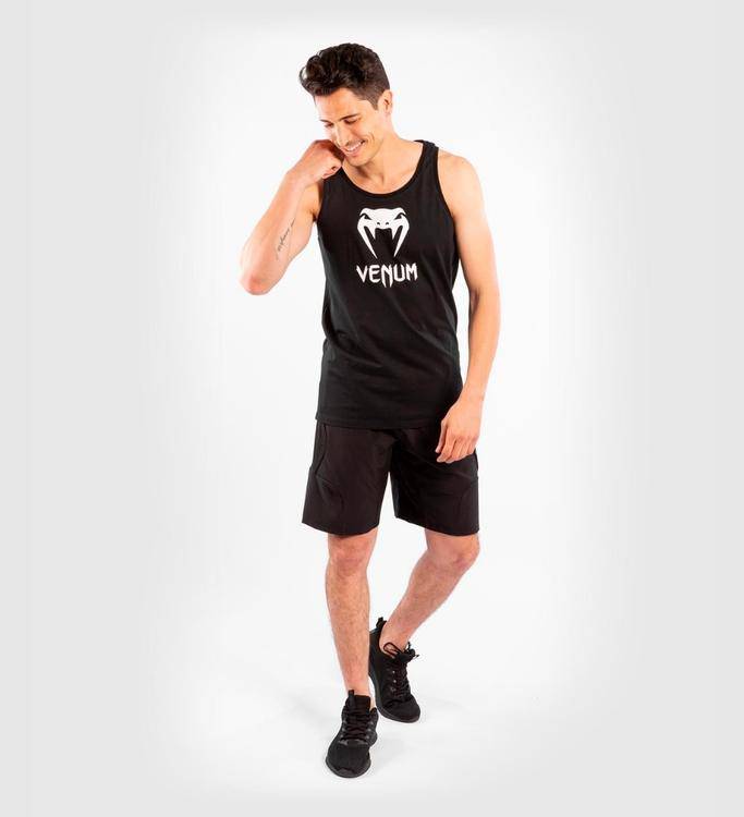 Venum Classic Tank Top - Schwarz/Weiss - The Fight Company Deutschland