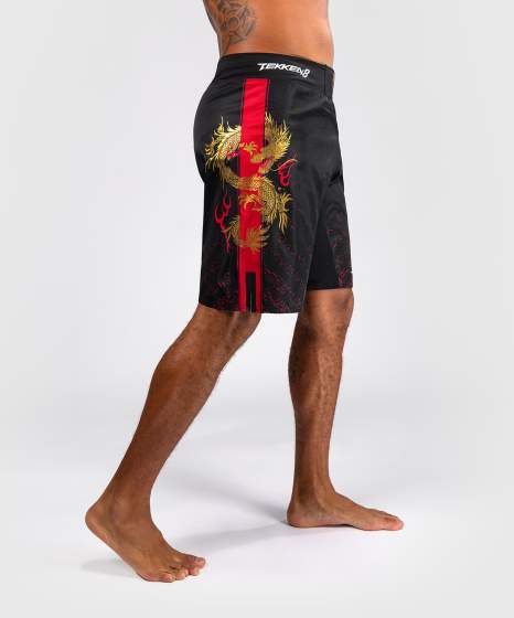 Venum x TEKKEN 8 - MMA Shorts - Marshall Law - Zwart/Rood/Goud