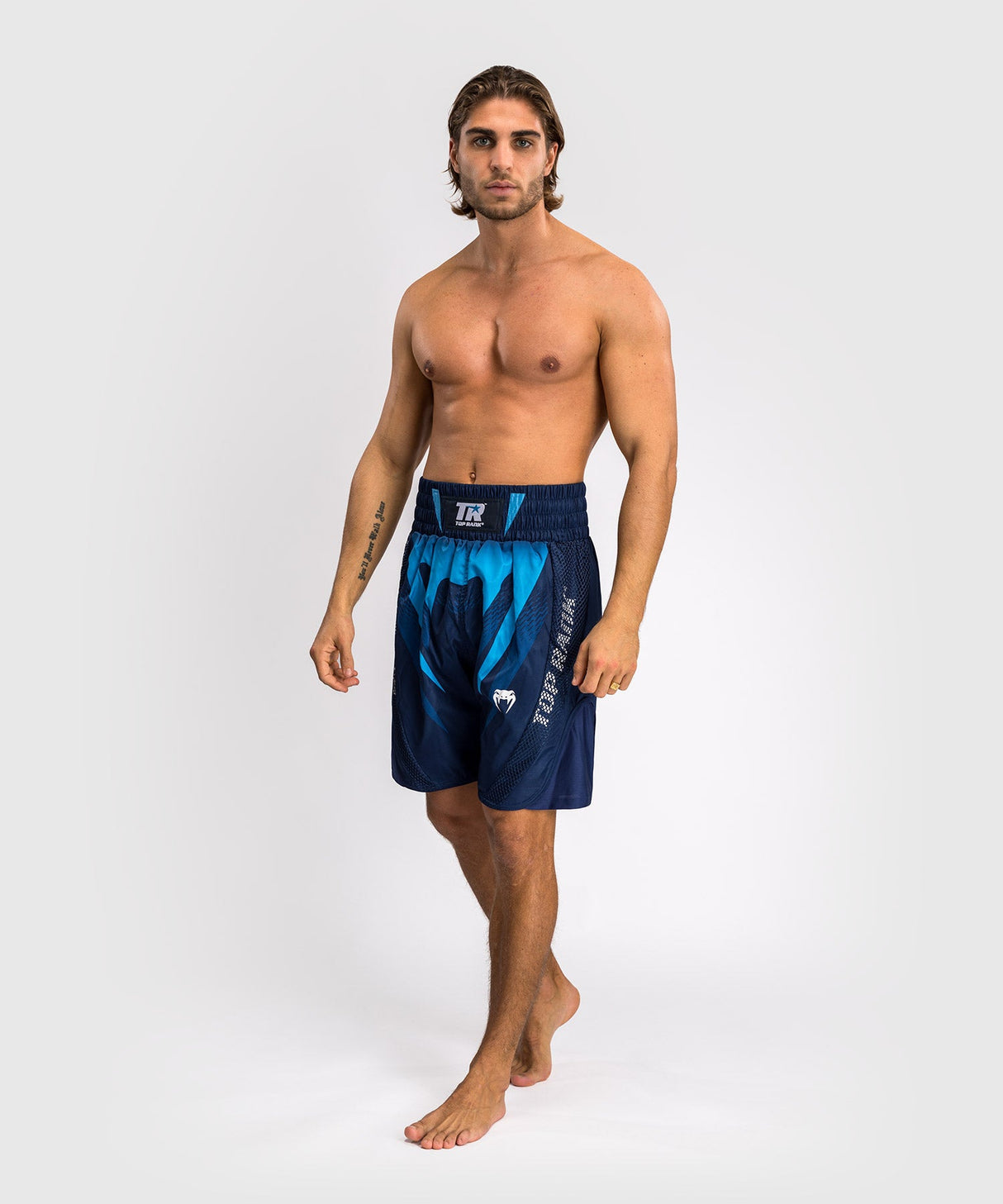 Venum x Top Rank Original MMA Shorts - Navy Blauw