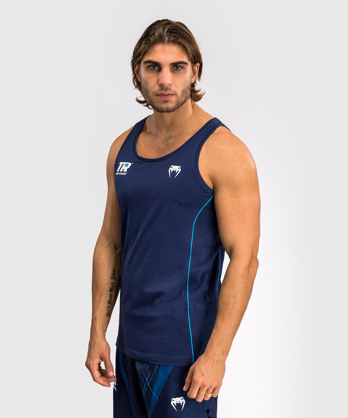 Venum x Top Rank Original Tank Top - Navy Blauw