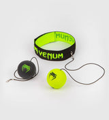 Venum Reflex Bal - Schwarz/Neon Gelb - The Fight Company Deutschland