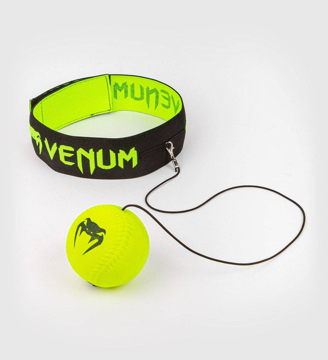 Venum Reflex Bal - Schwarz/Neon Gelb - The Fight Company Deutschland