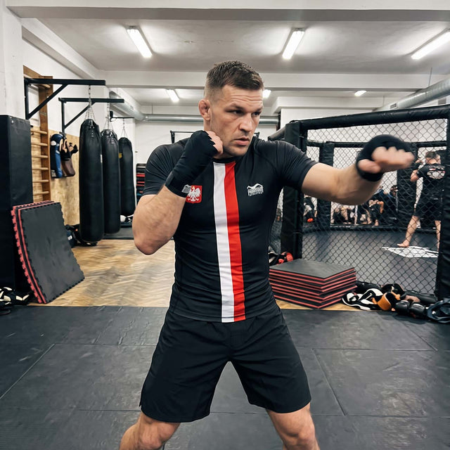 Phantom Athletics Rashguard Team Poland - Schwarz/Rot/Weiß