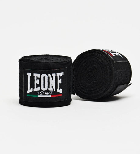 Leone Boxbandagen - Schwarz/Weiss - The Fight Company Deutschland