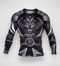Venum Rashguard Gladiator 3.0 - Schwarz/Grau/Weiß - The Fight Company Deutschland