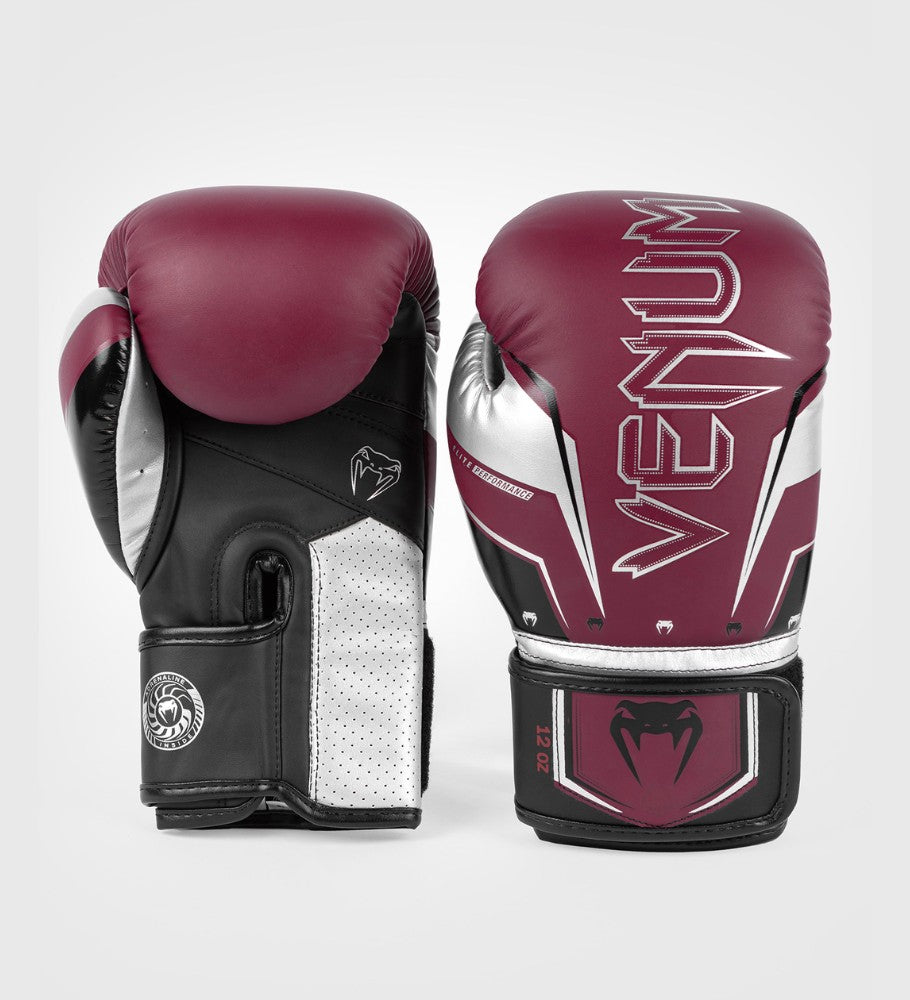 Venum Boxhandschuhe Elite Evo - Rot/Silber - The Fight Company Deutschland