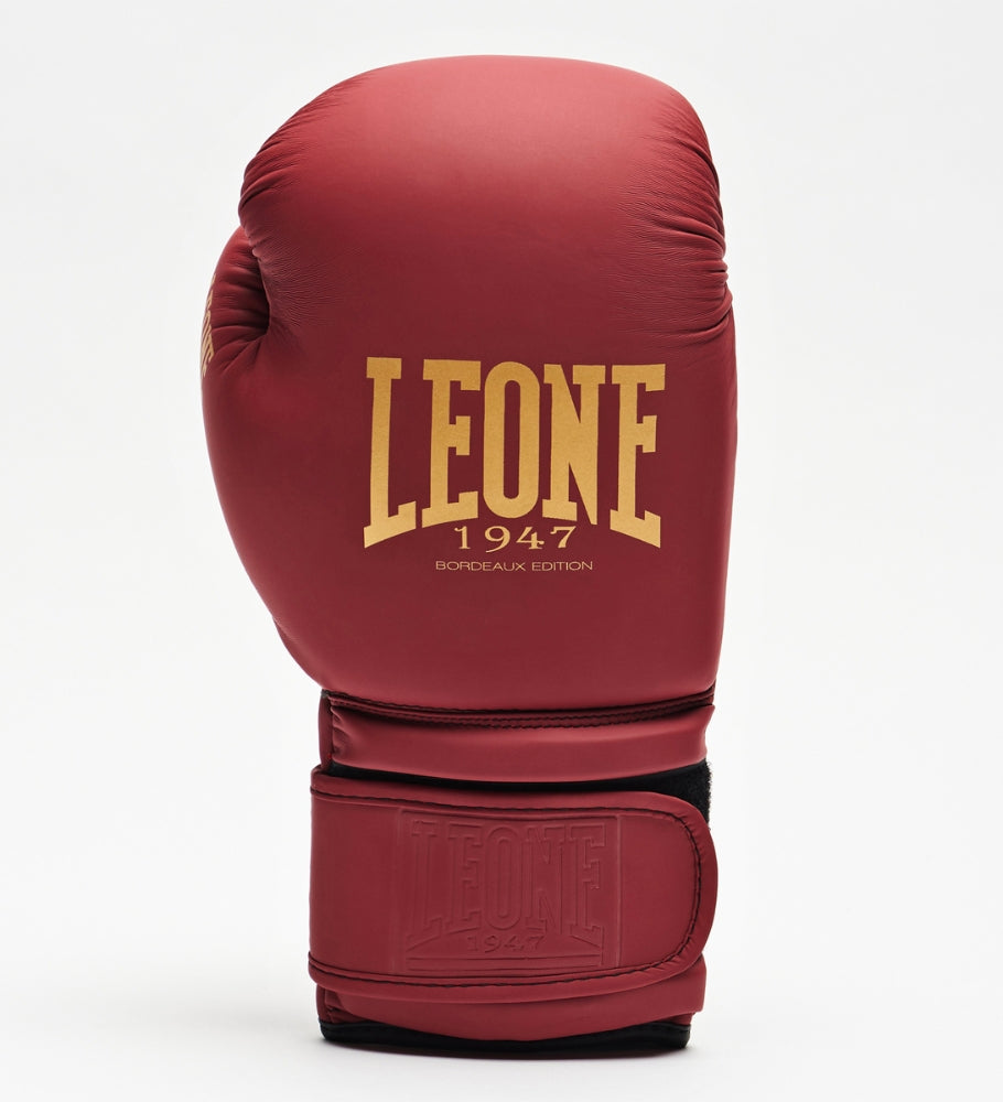 Leone Boxhandschuhe GN059X - Rot/Gold - The Fight Company Deutschland