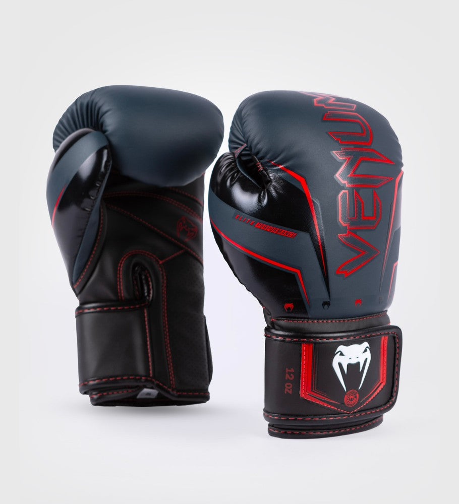 Venum Boxhandschuhe Elite Evo - Dunkelblau/Schwarz/Rot - The Fight Company Deutschland