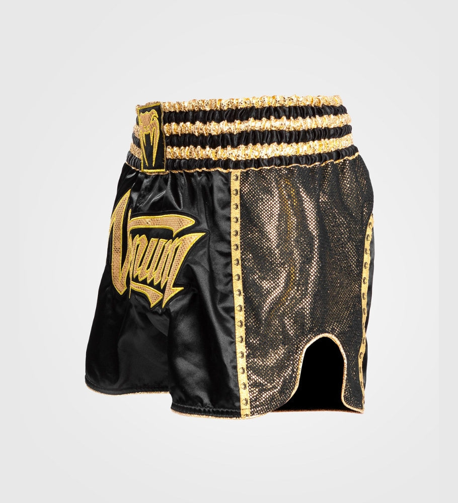 Venum Muay Thai Shorts Absolute 2.0 - Schwarz/Gold - The Fight Company