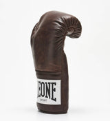 Leone Sport Boxhandschuhe mit Schnürung - Romeo Vintage Moro - The Fight Company Deutschland