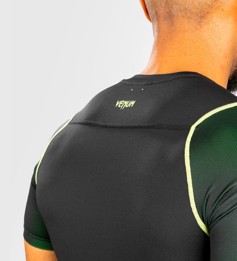 Venum Rashguard Fusion 2.0 - Schwarz/Gelb - The Fight Company Deutschland