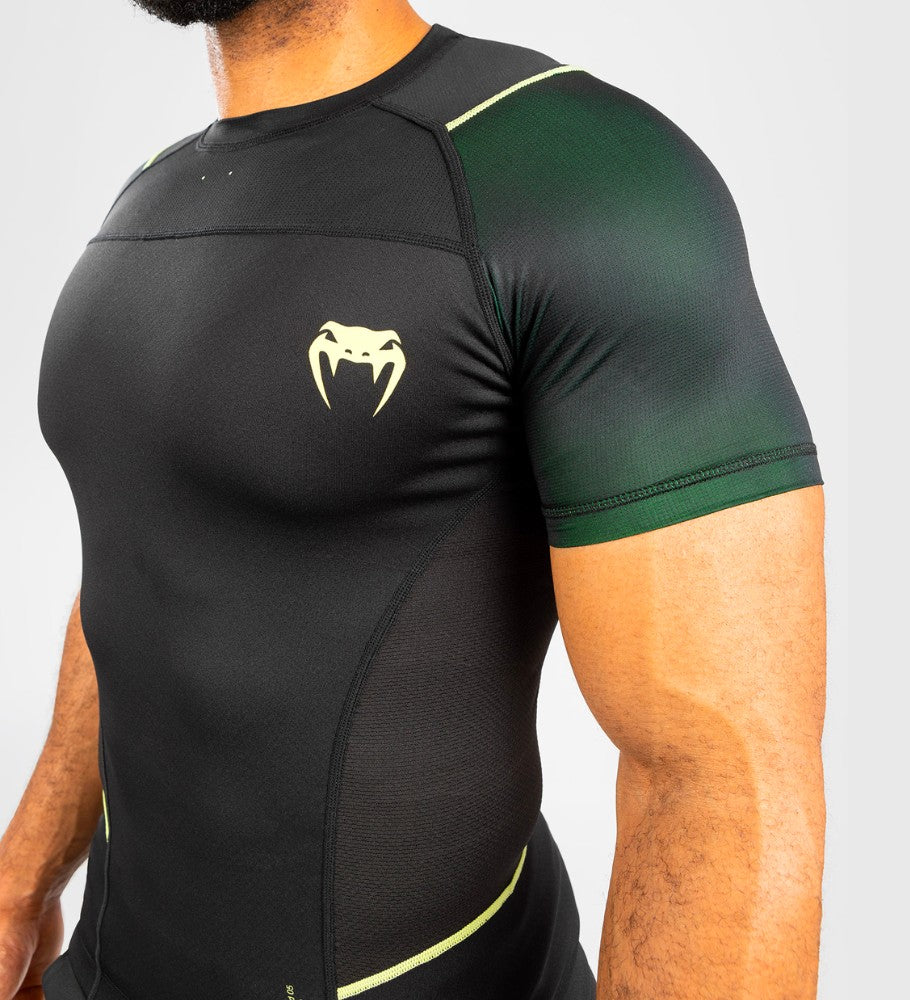 Venum Rashguard Fusion 2.0 - Schwarz/Gelb - The Fight Company Deutschland