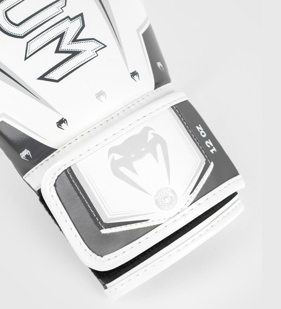 Venum Boxhandschuhe Elite Evo - Weiss/Silber - The Fight Company Deutschland